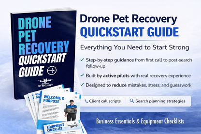 Drone Pet Recovery Quickstart Guide